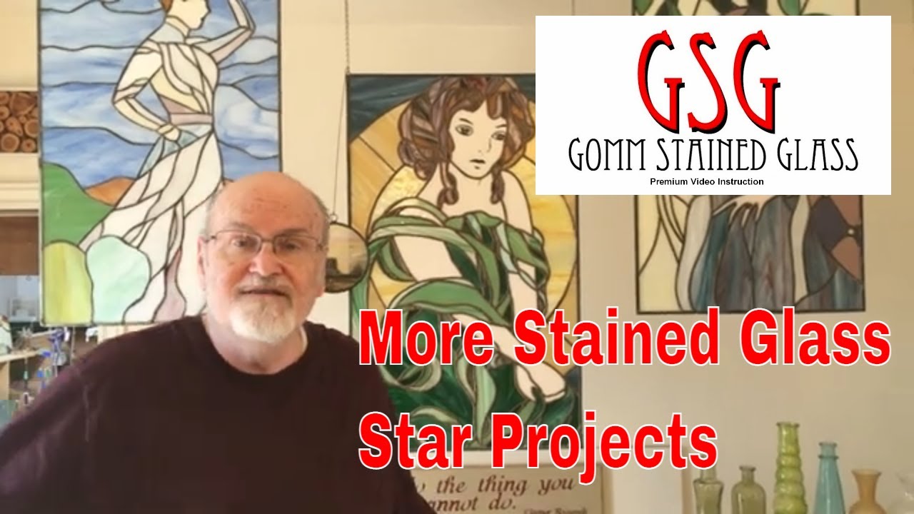 More Stained Glass Star Projects 2 of 3 V379