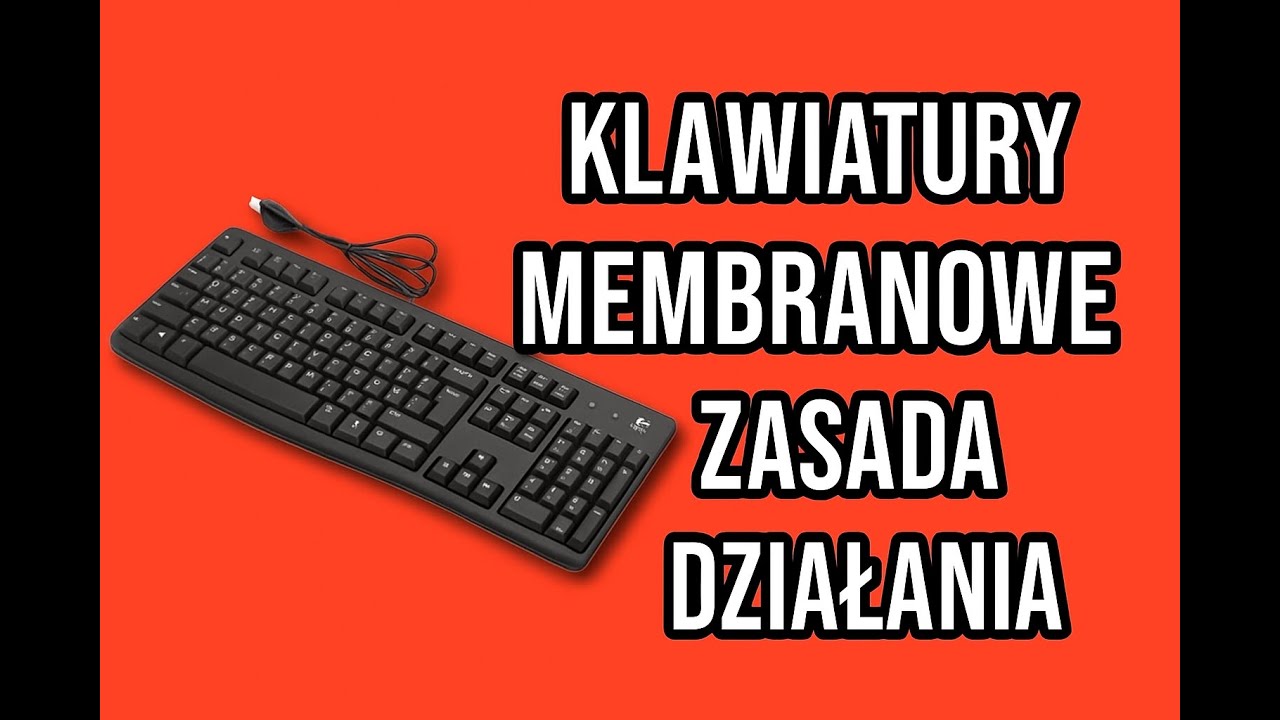Klawiatura membranowa - budowa, zasada działania #klawiatura #ciekawostki #technologie