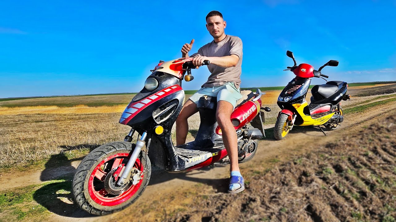 SI-A LUAT TETE SCUTER CHINEZESC CU SET DE 80CC IN 4 TIMPI E AVION