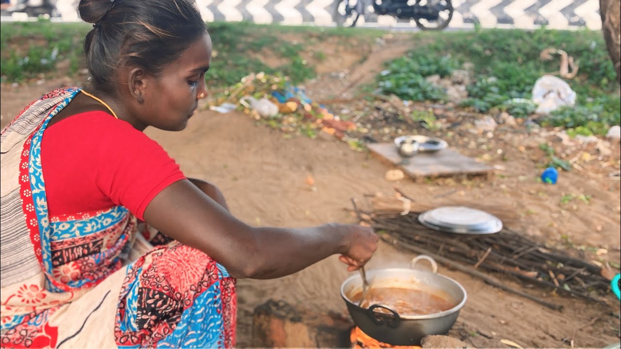 சாலை ஓரம் வாழும் மக்களின் சமையல் மற்றும் வாழ்வியல் @MRVS728