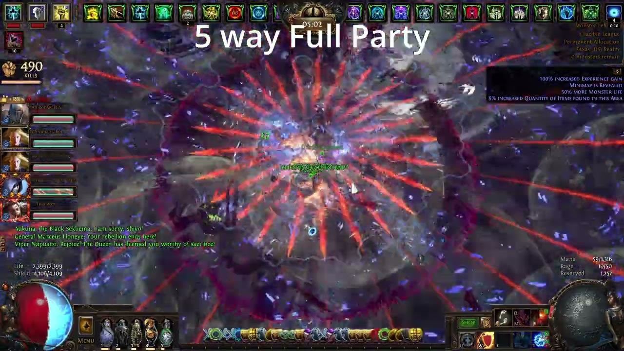 POE - Life of a 5 Way Carry
