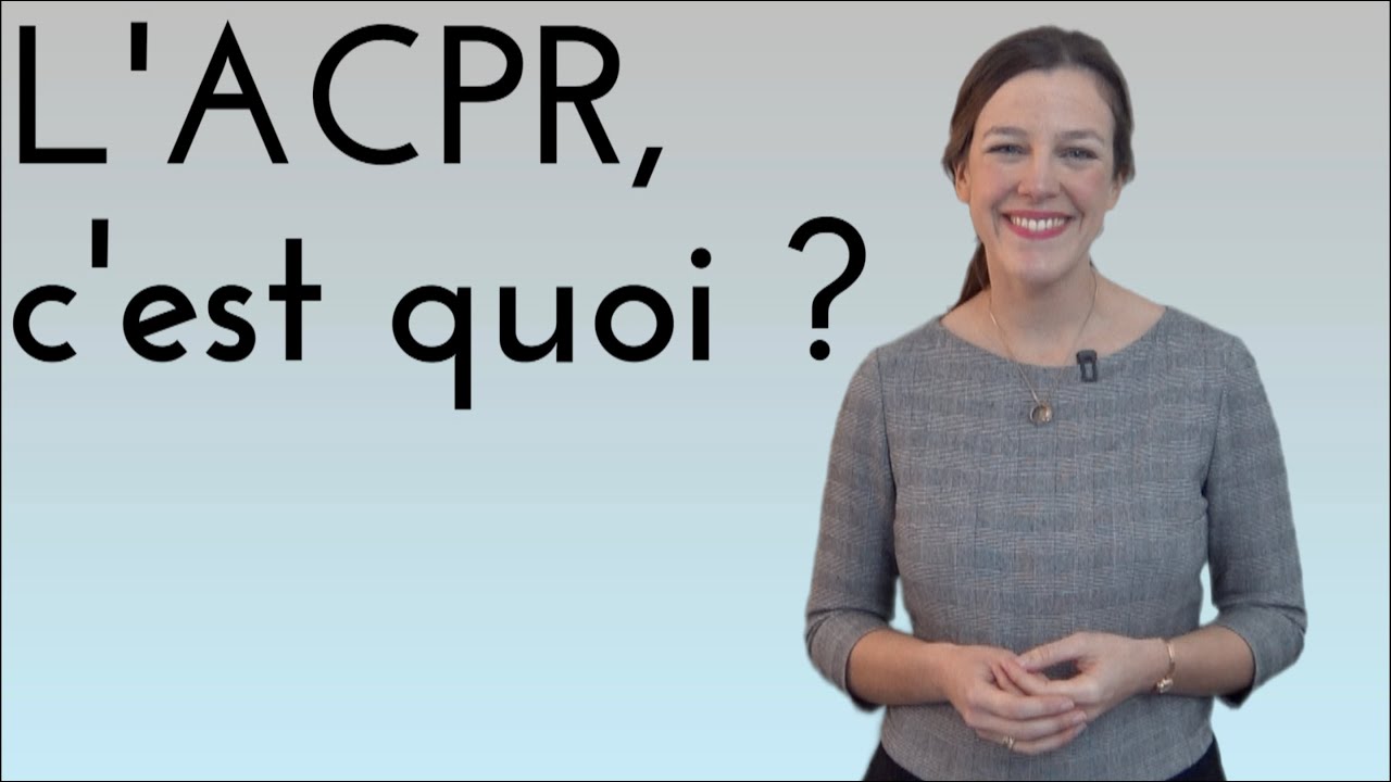 Comprendre la finance : l'ACPR