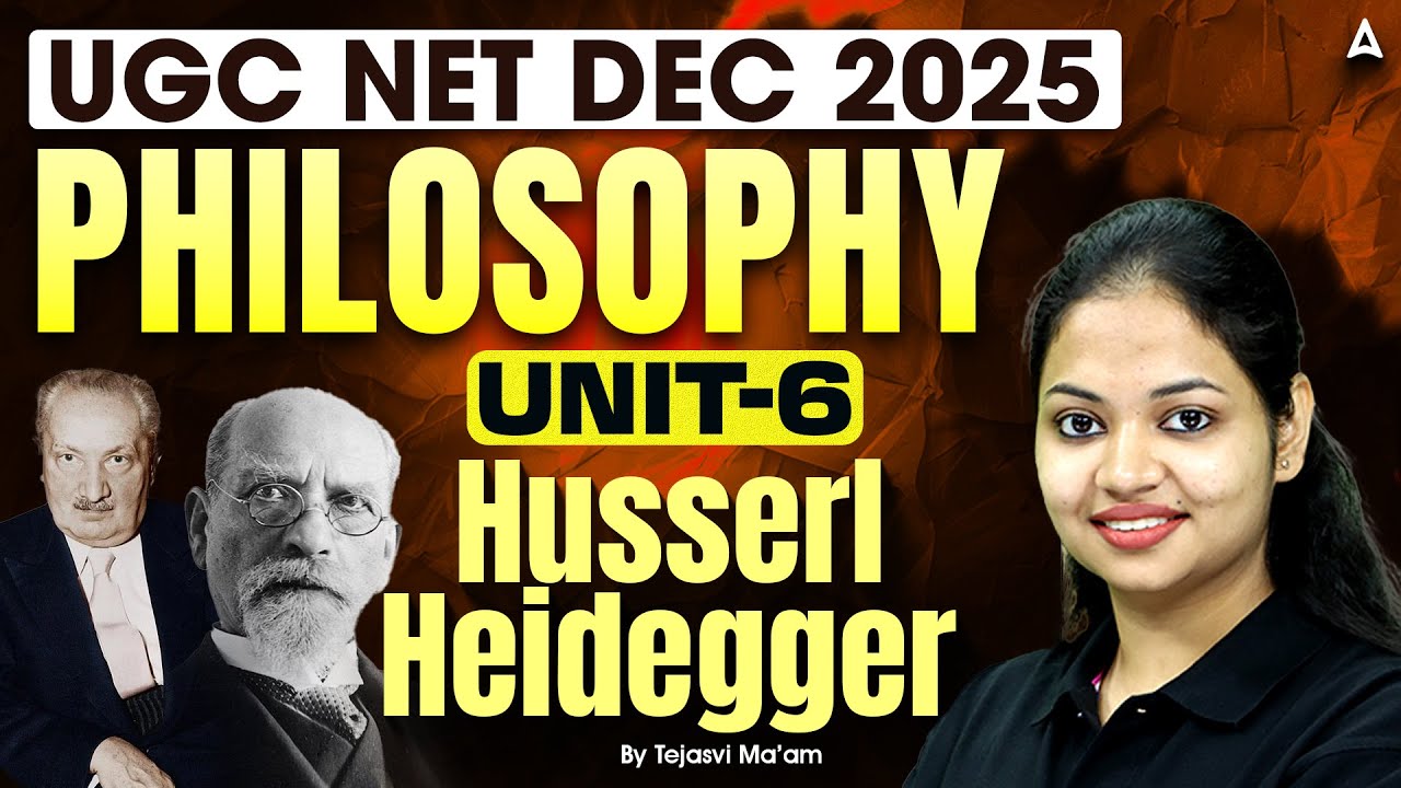 UGC NET Philosophy | UGC NET Philosophy Unit 6 Husserl Heidegger | HP Grice & PF Strawson