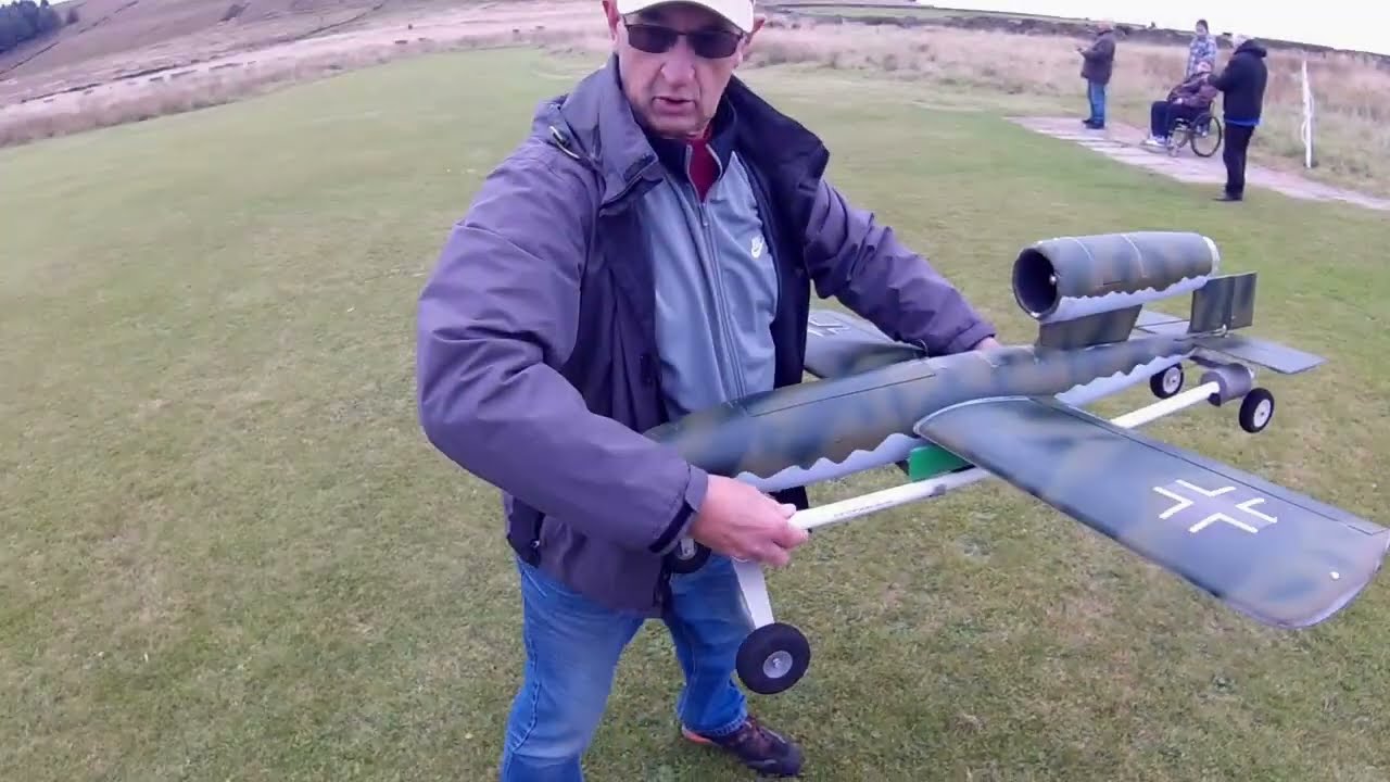 V1 RC doodlebug buzzbomb device, 2nd flight. RHMAC