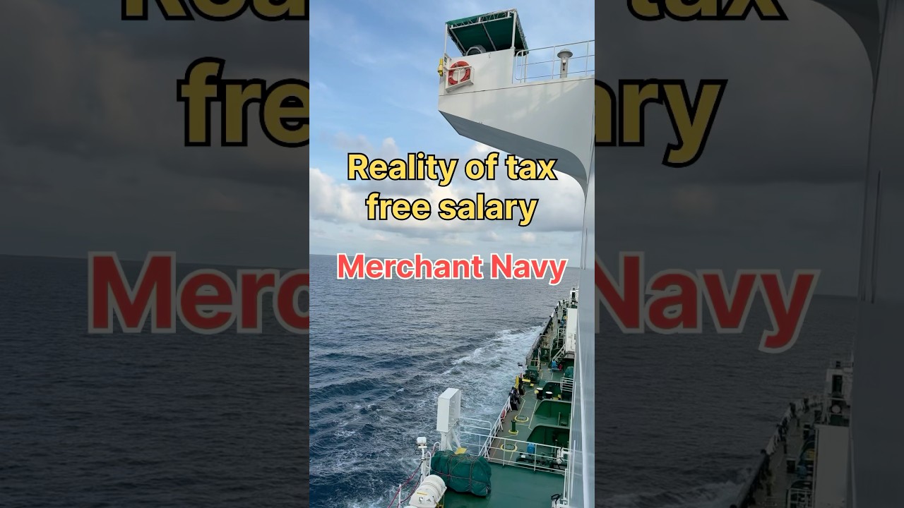 Reality of tax free salary in merchant navy #eto #lifeatsea #merchantnavy