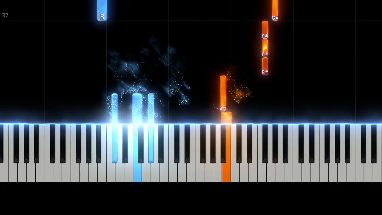 Ojitos Lindos - Bomba Estéreo, Bad Bunny [PIANO TUTORIAL]