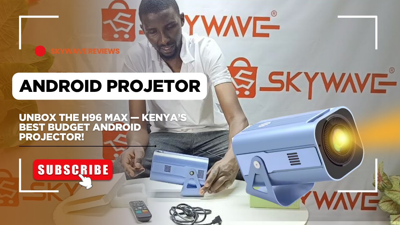 H96 Max Android Projector Unboxing & Setup | Best Budget Smart Projector in Kenya