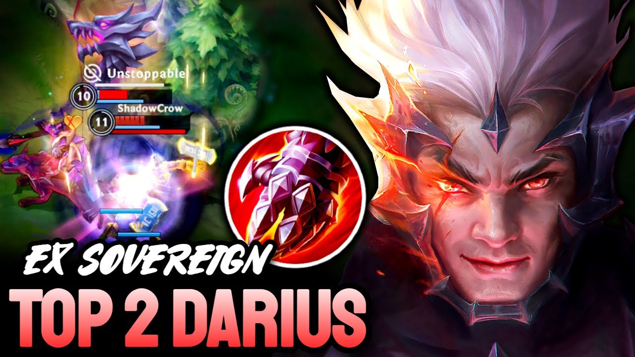 WILD RIFT DARIUS  - TOP 2 DARIUS GAMEPLAY - EX SOVEREIGN RANKED