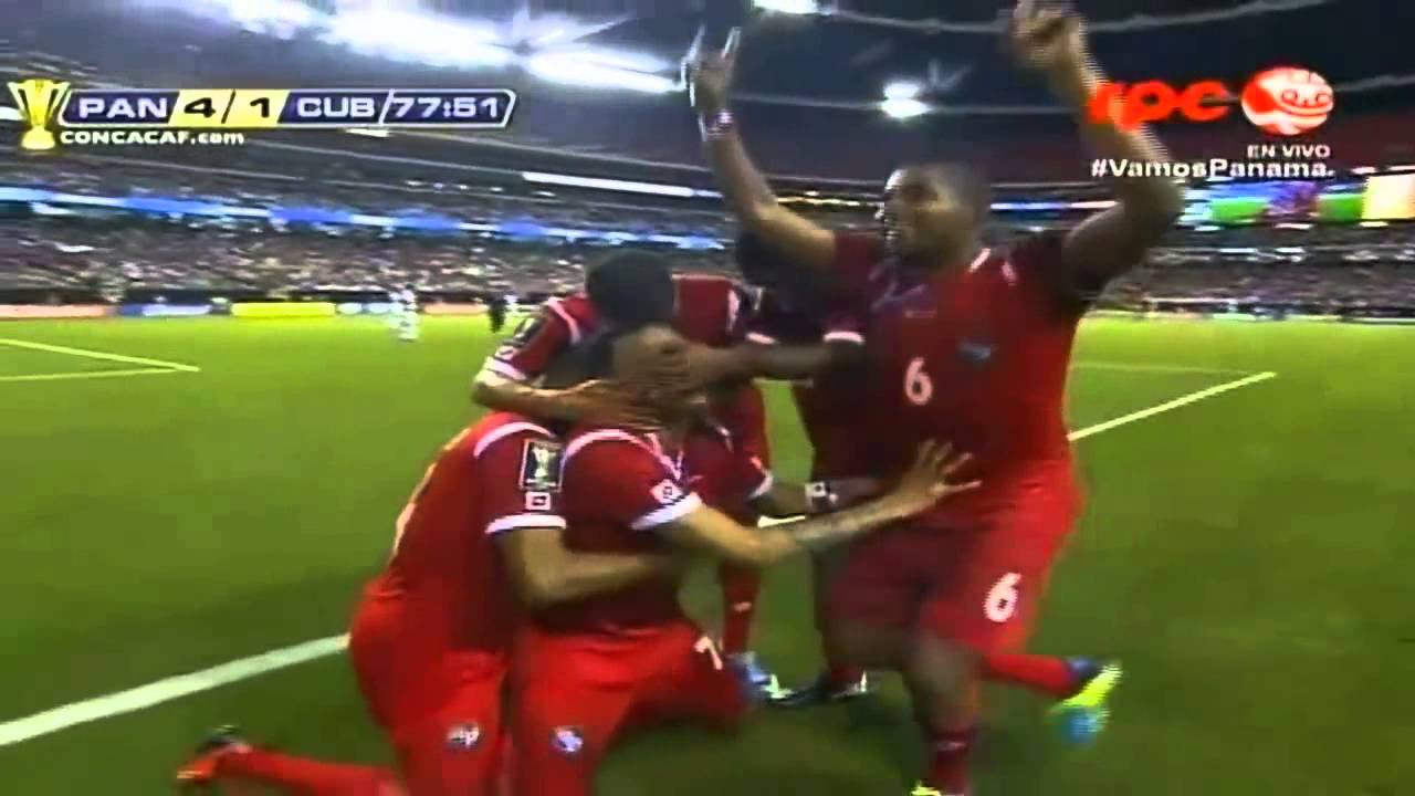Panamá 6 Vs 1 Cuba Copa De Oro 2013
