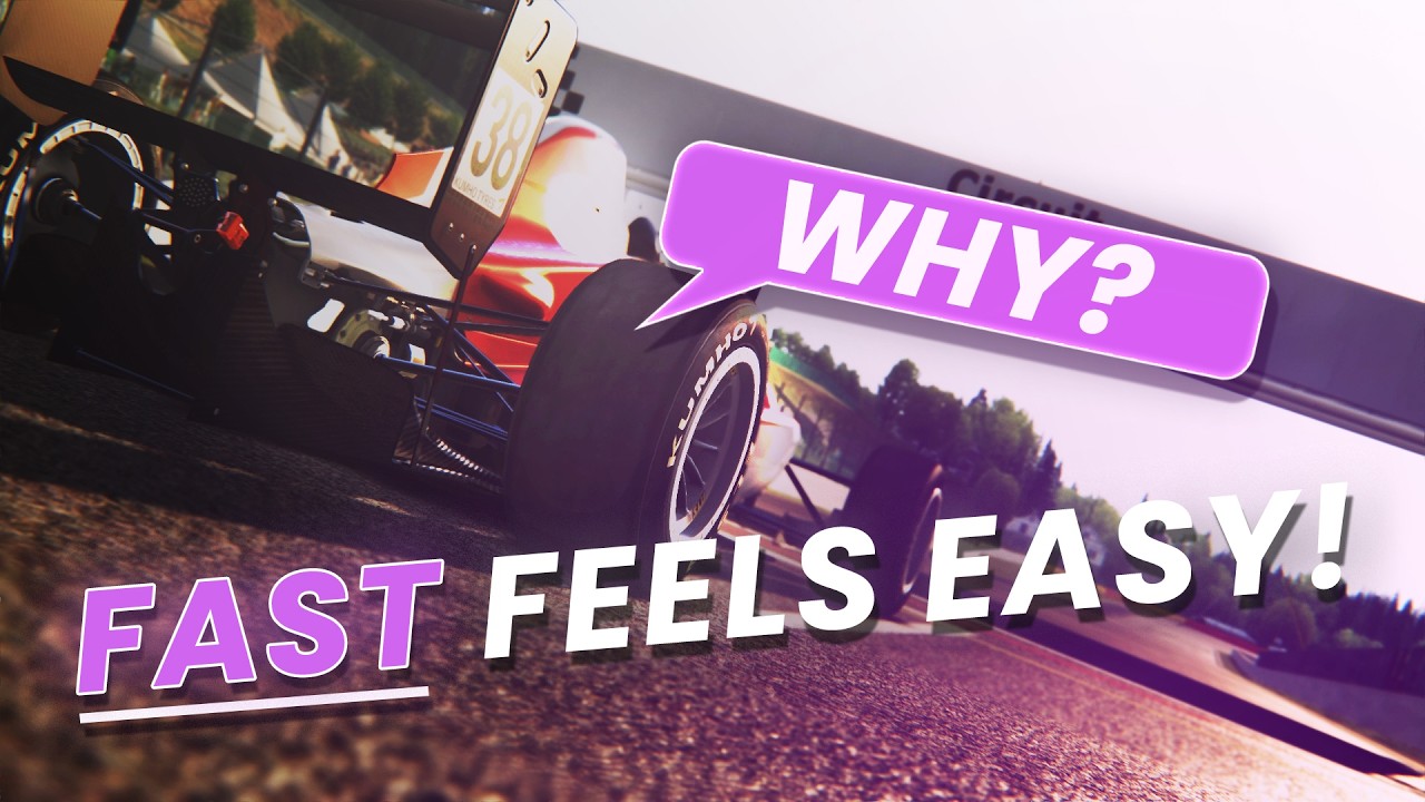 Why Driving FAST Actually Feels EASY!