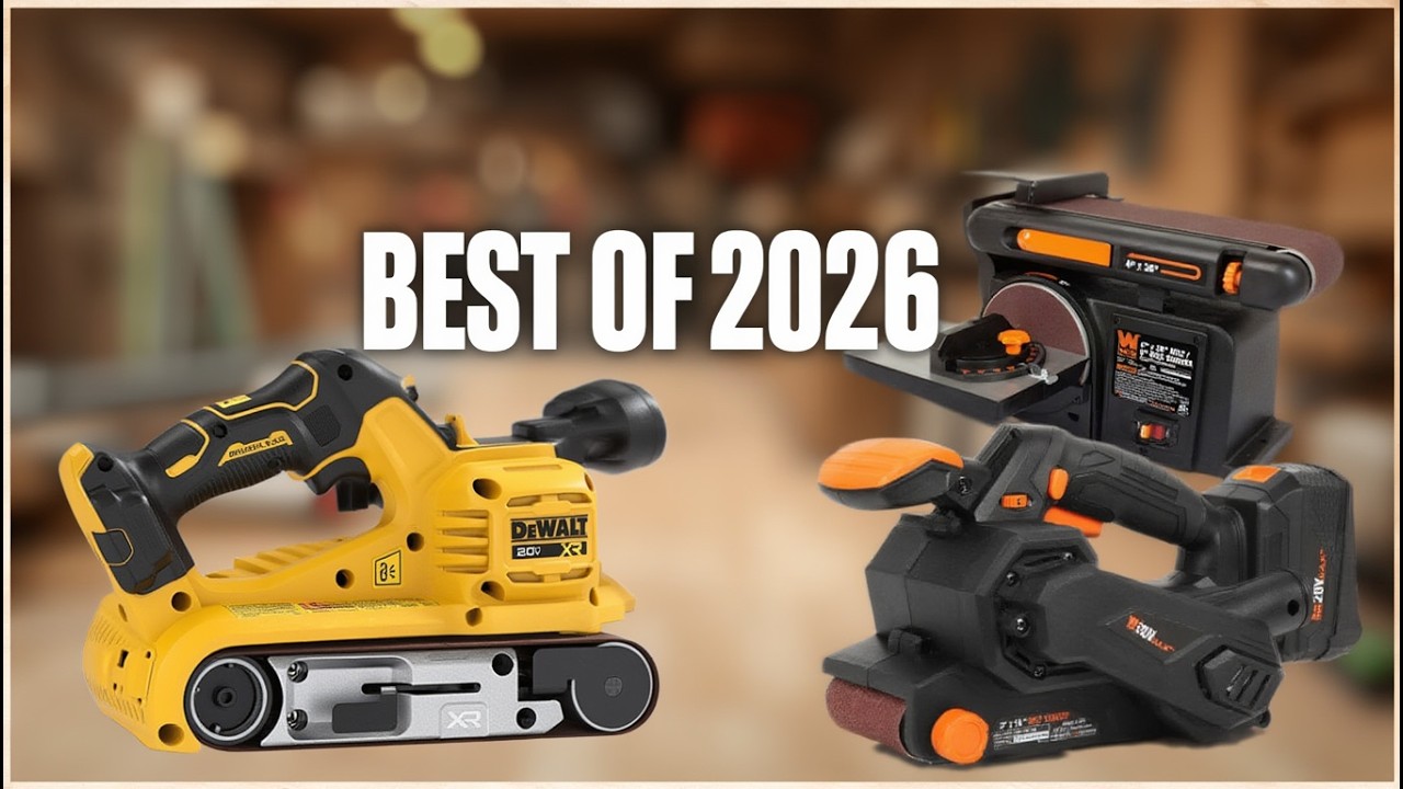 Top 5 Belt Sanders That Remove Material FAST [2026 Tested]