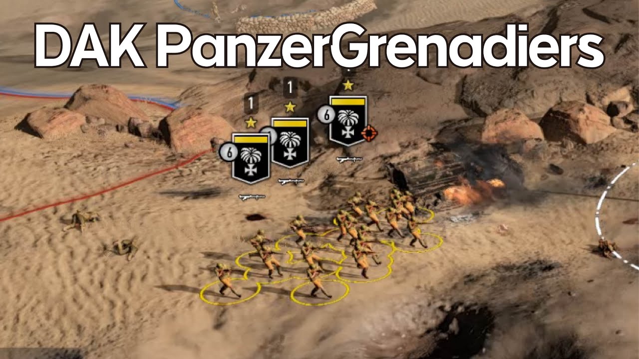 DAK PanzerGrenadiers - DAK 4v4 - Company of Heroes 3 (после патча 2.25)