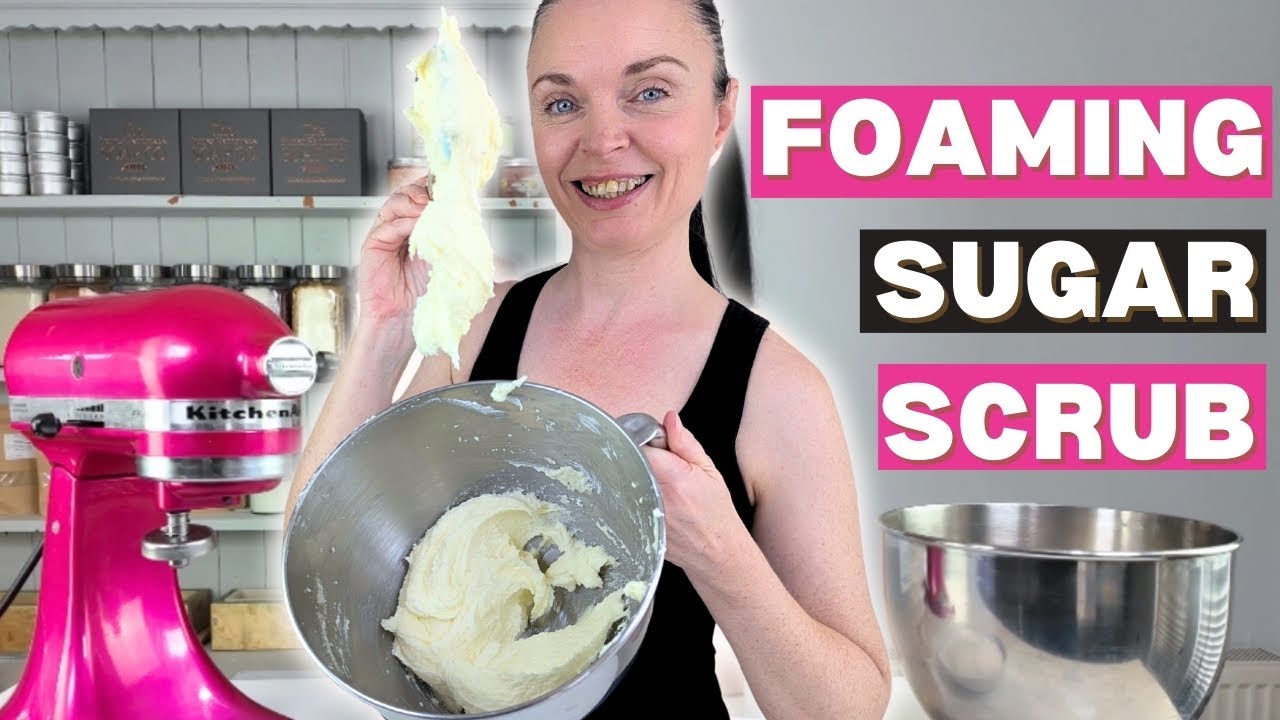 Foaming Sugar Scrub With Essential Oils From Scratch Recipe