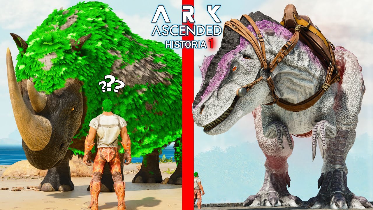 MOLRY FALSO ROBA A OMEGA Y EL PODER DESATADO DEL DINOSAURIO TIRANOSAURUS REX! ARK Ascended Historia