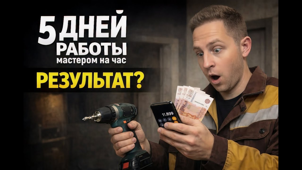 Я проработал мастером на час 5 дней — вот что из этого вышло