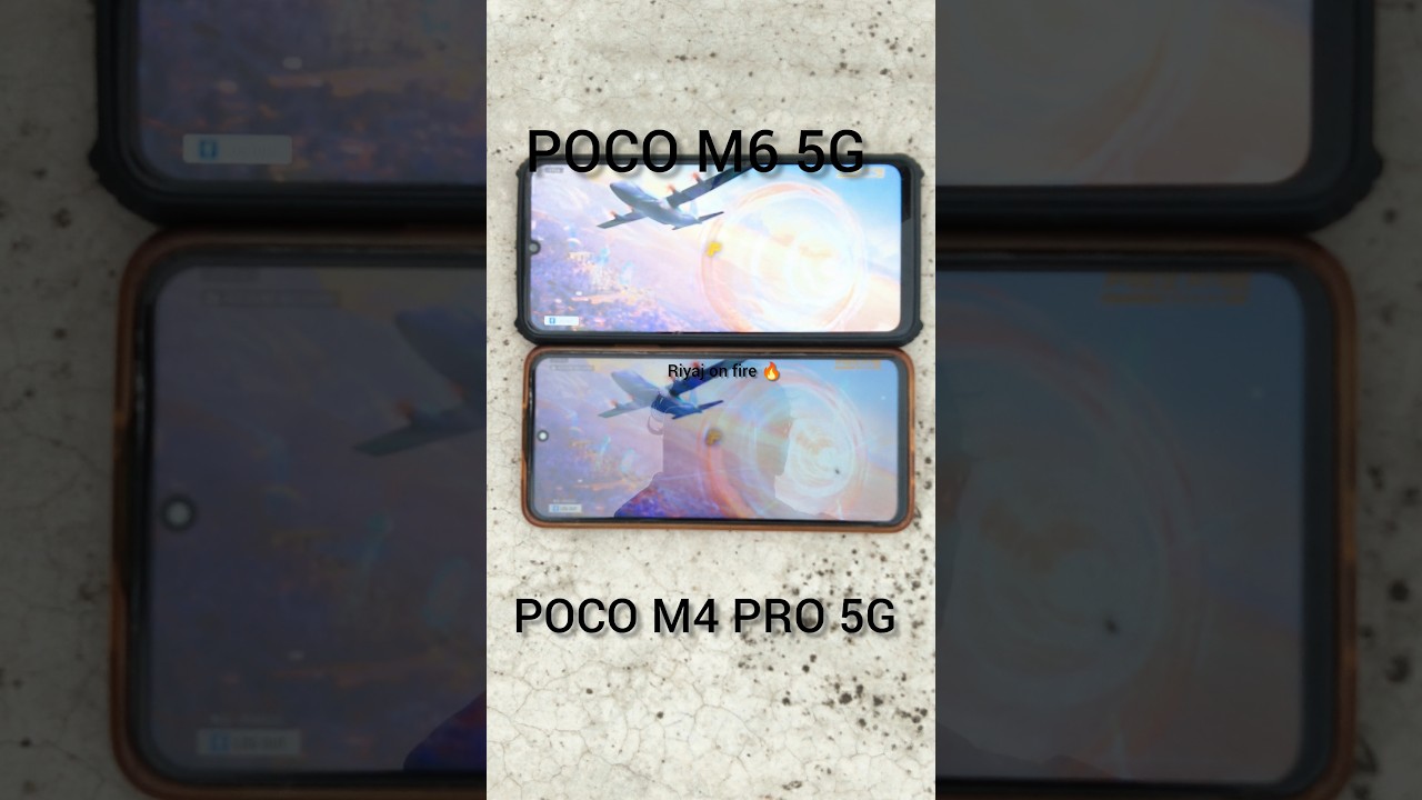poco m4 pro 5g vs poco M6 5g🔥🤔 #riyaj #freefire #ajjubhaiandsooneeta #Poco m4 pro 5g vs poco M6 5g