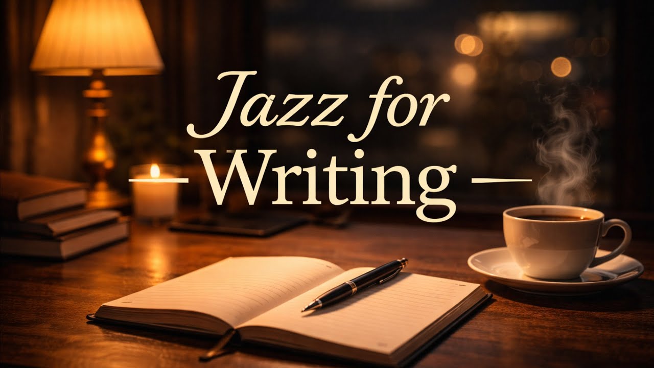 Jazz for Writing ✍️ | Calm Instrumental Jazz for Focus