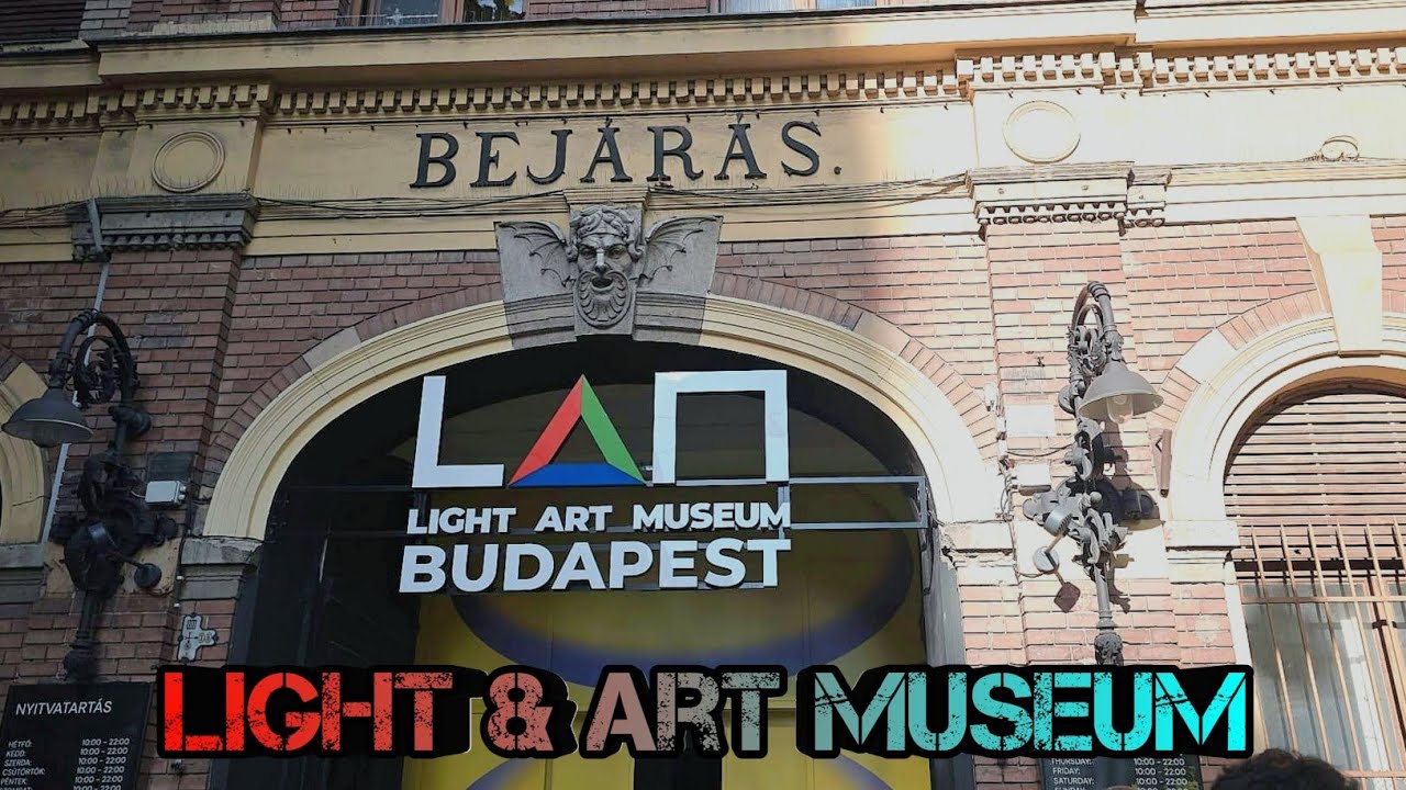 Light Art Museum Budapest || Fasion Street  in Budapest 