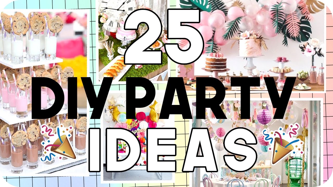 25 pomysł&oacute;w na imprezę DIY dla os&oacute;b w każdym wieku!!