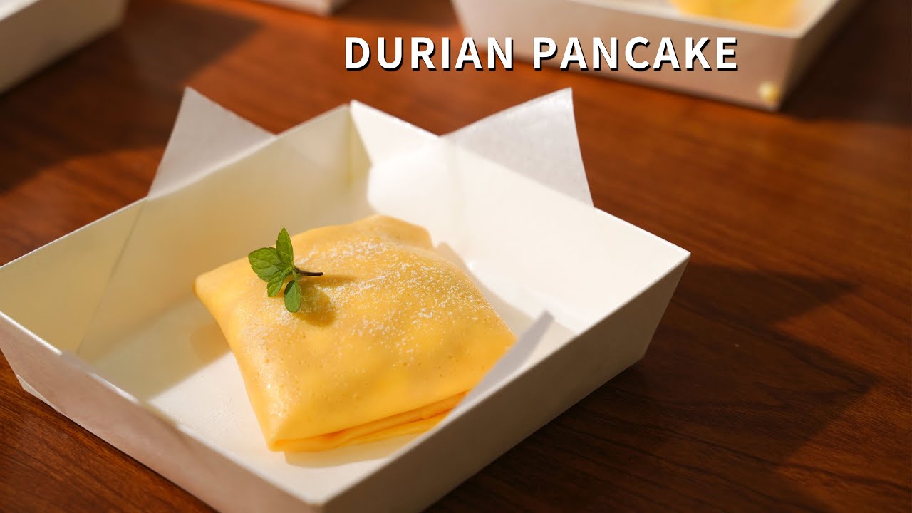 47 Durian cake is a delicious dessert loved by many people for its rich durian aroma and chewy skin.