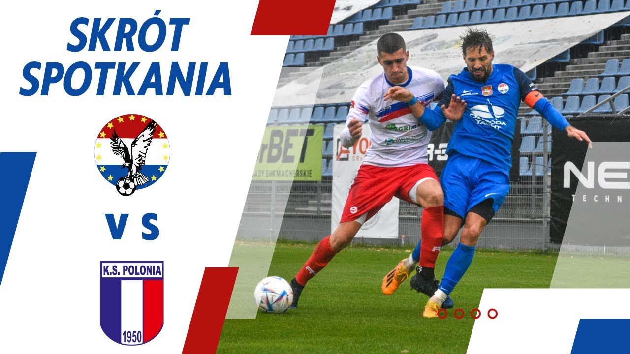 Skrót spotkania Sokół Ostróda - Polonia Pasłęk 1:3 (22.10.2023)