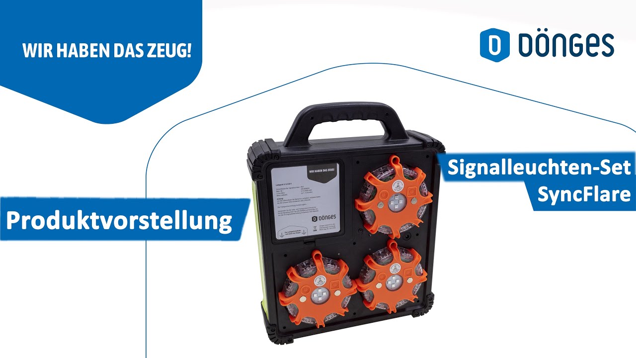 D&ouml;nges Signalleuchten-Set Syncflare - automatisch synchronisierende Signalleuchten