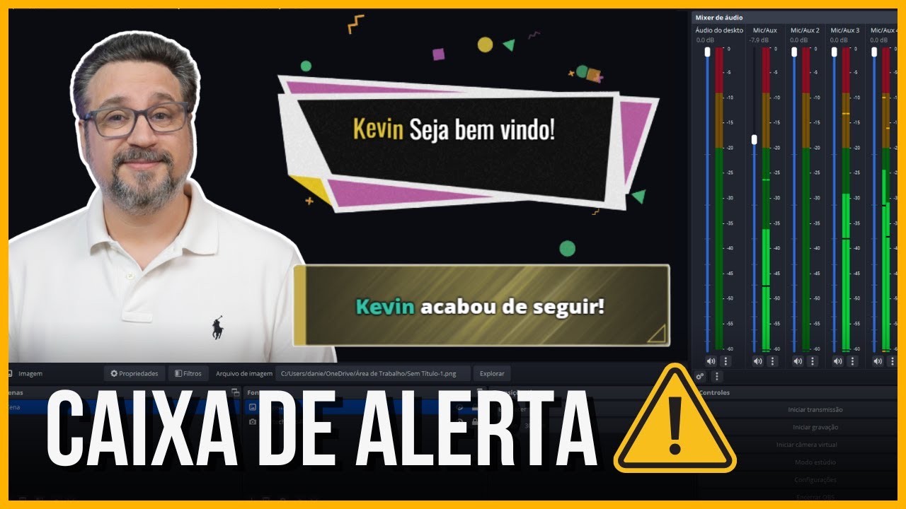 Como Fazer Alertas de Inscritos, Doações e Seguidores para Youtube, Twitch, Kick