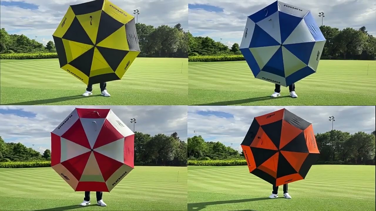 High Quality umbrella Large Golf Umbrella Extra Large Oversize Double Canopy Vented Umbrella