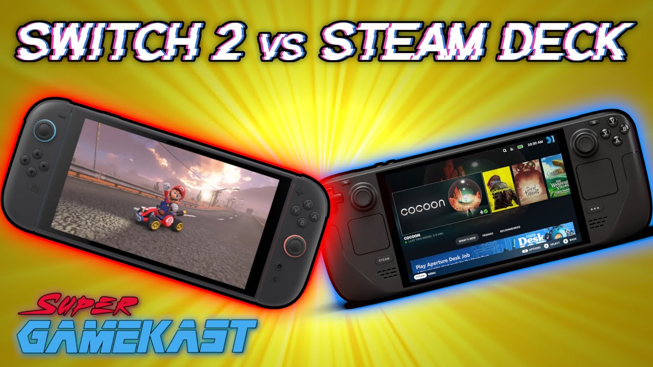 Nintendo Switch 2 vs The Steam Deck.