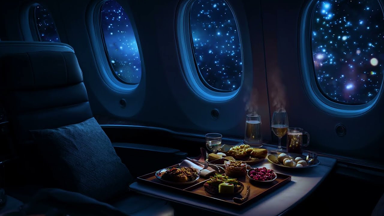 White Noise Private Jet | Sleep or Study to Airplane Cabin Sound | 3 Hours Plane Noise