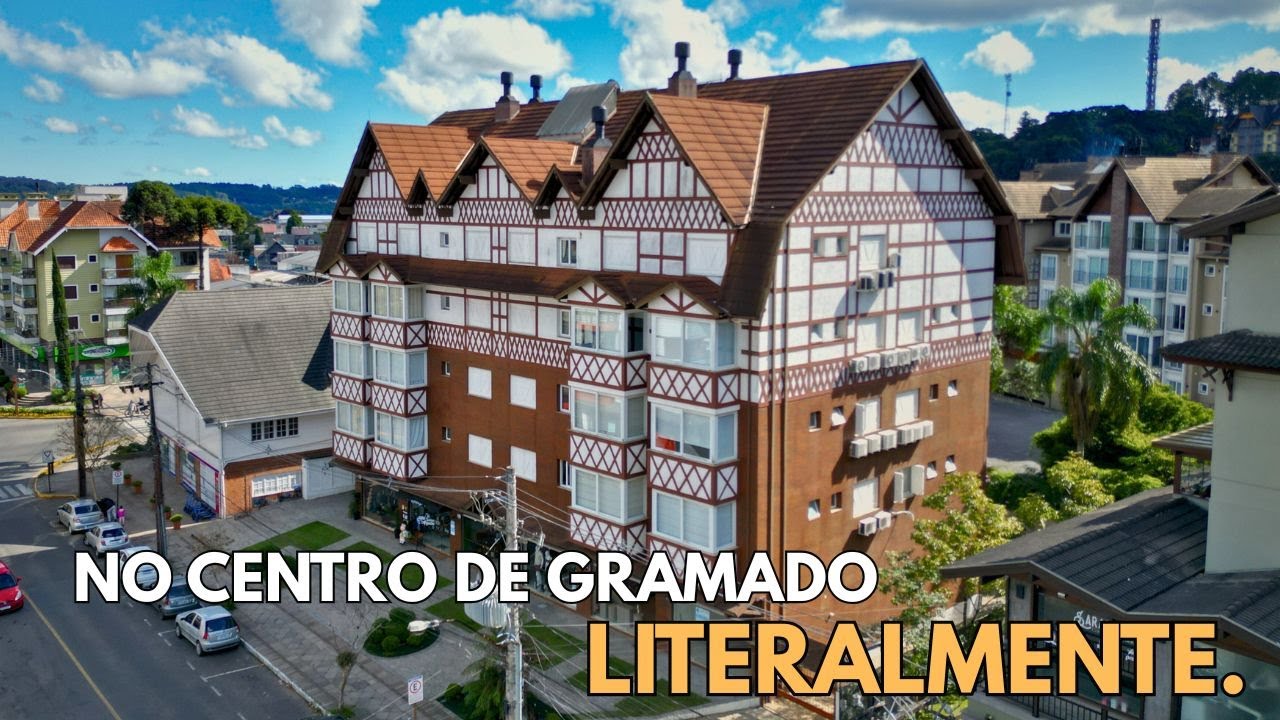 APARTMENT for sale in the CENTER of GRAMADO near Rua Coberta and the Igreja de Pedras.