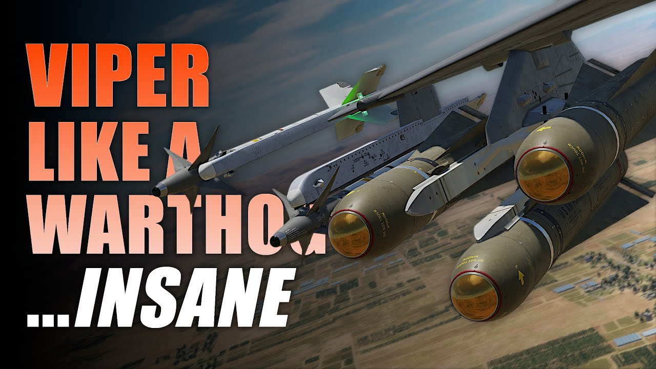 F-16 Attacking Targets in Syria | DCS | Amazing Graphics | Shadow Reapers Server