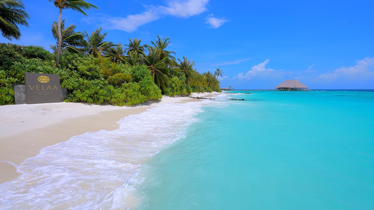 4K UHD 🏝 Relax on a Luxury Island in Maldives