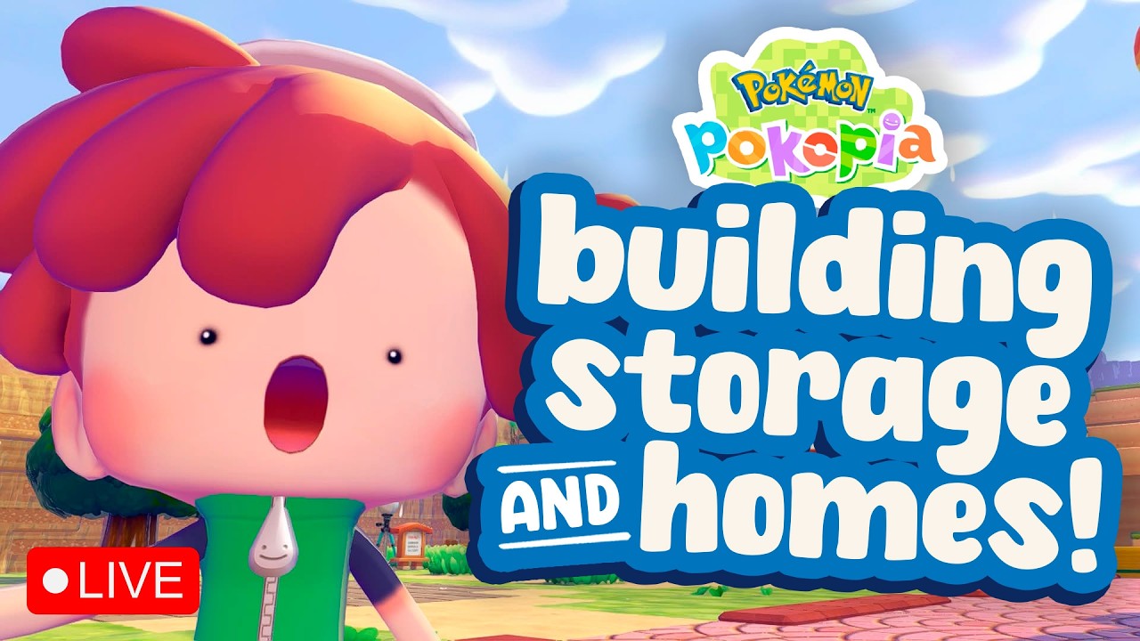 🔴Building storage & homes 🏡 Pokopia