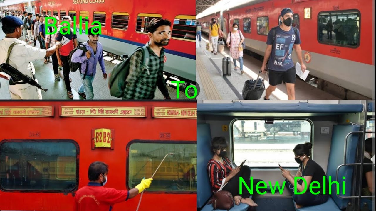 ballia to new Delhi 🚆//train travel vlog 