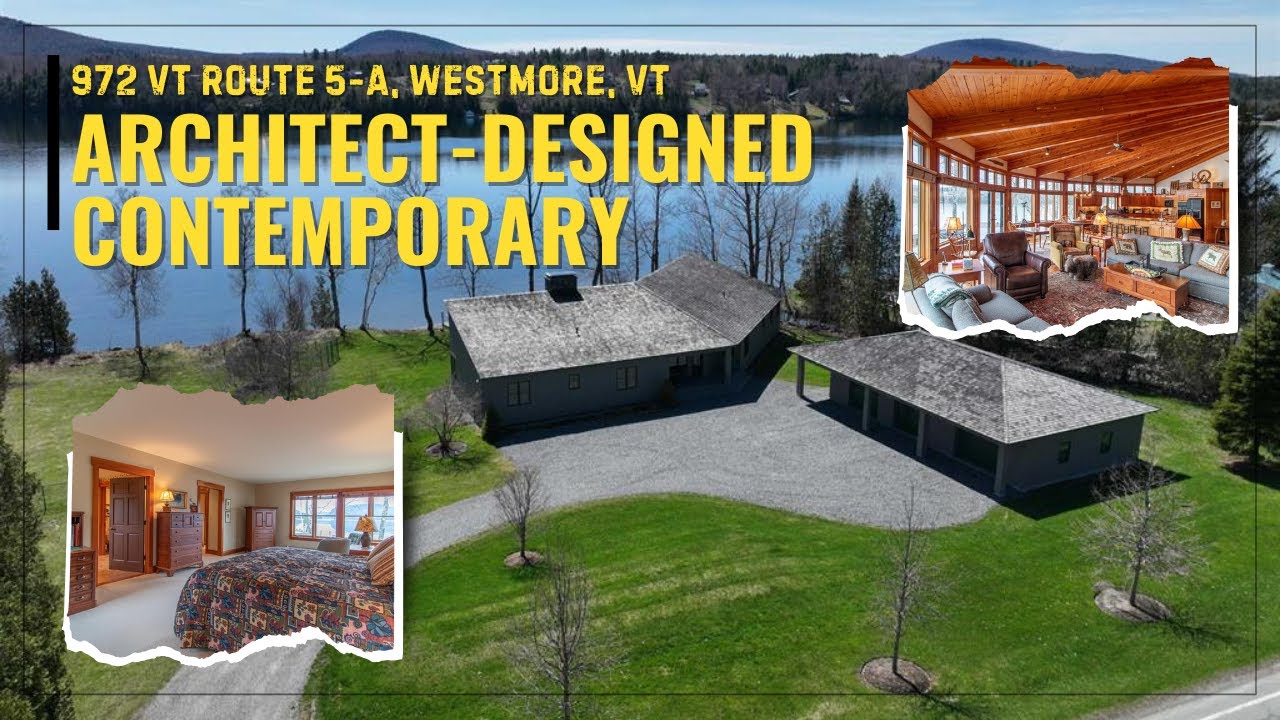 Architect-Designed Contemporary | 972 VT Route 5A, Westmore, VT