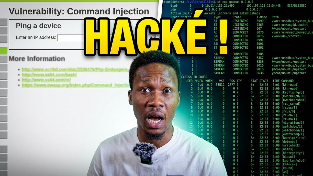 🔴 Command Injection DVWA - Comment les hackers prennent le contrôle d'un serveur ?