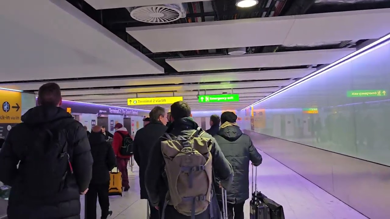 From Paddington Train to Heathrow T2 on Elizabeth Line