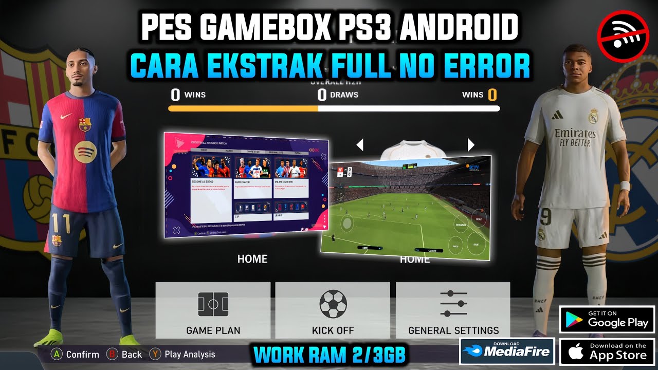 CARA PASANG PES GAMEBOX GRAFIK PS3 DI HP | Main PES Gamebox Android Full Offline Terbaru 2026
