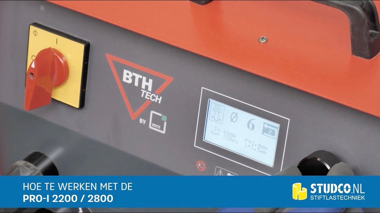 Instructievideo stiftlasapparaat PRO-I 2200 / 2800 en laspistool GD 16 / 19 / 22 / 25