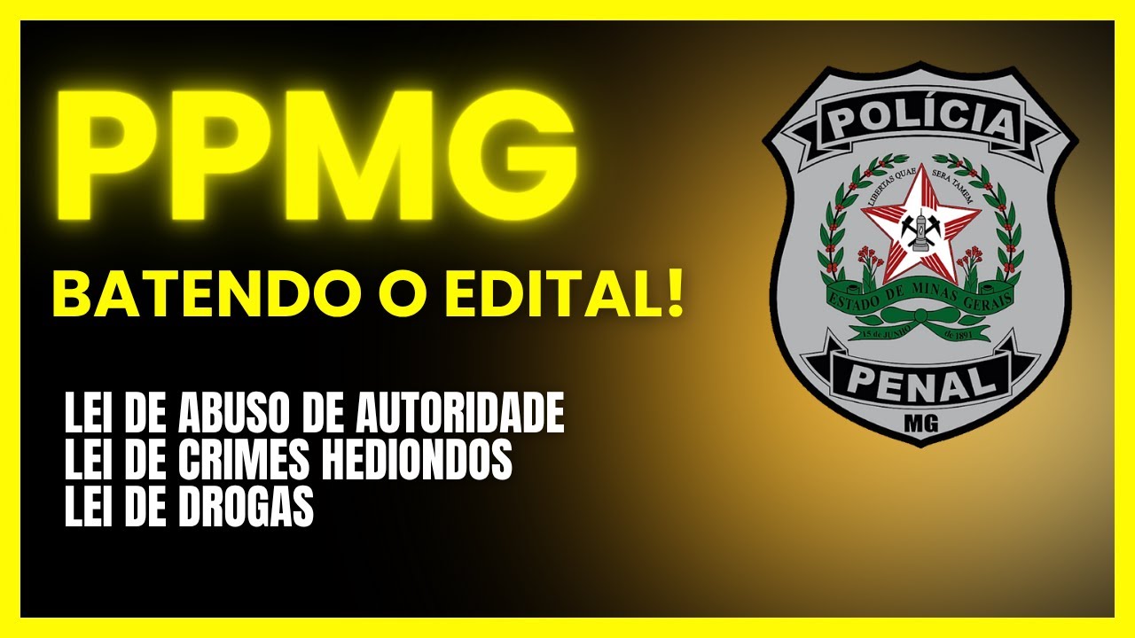 Legislação ESPECIAL focado na PPMG