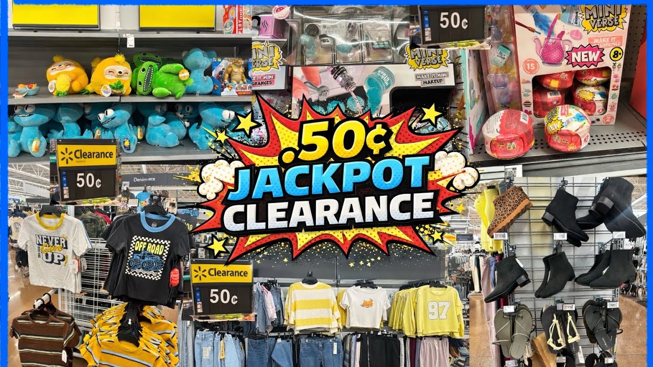 MASSIVE .50¢ JACKPOT🔥WALMART CLEARANCE‼️