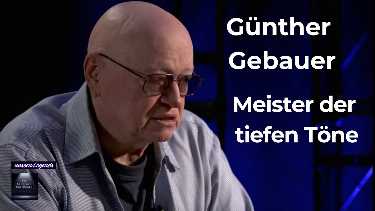 Meister der tiefen Töne - Bassist Günther Gebauer spricht über seine Arbeit, die Stars und die Hits.
