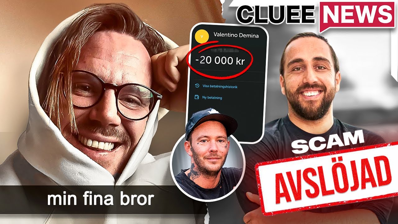Chrippa ÄR UTE - frisläppt #ClueeNews Valentino Demina lurar TINDER date på 20 000 KRONOR