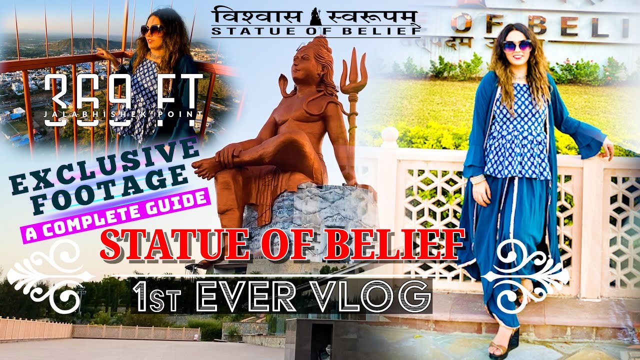 Statue of Belief | First Ever Exclusive VLOG | World's Tallest Shiva Statue | 369 ft | Nathdwara