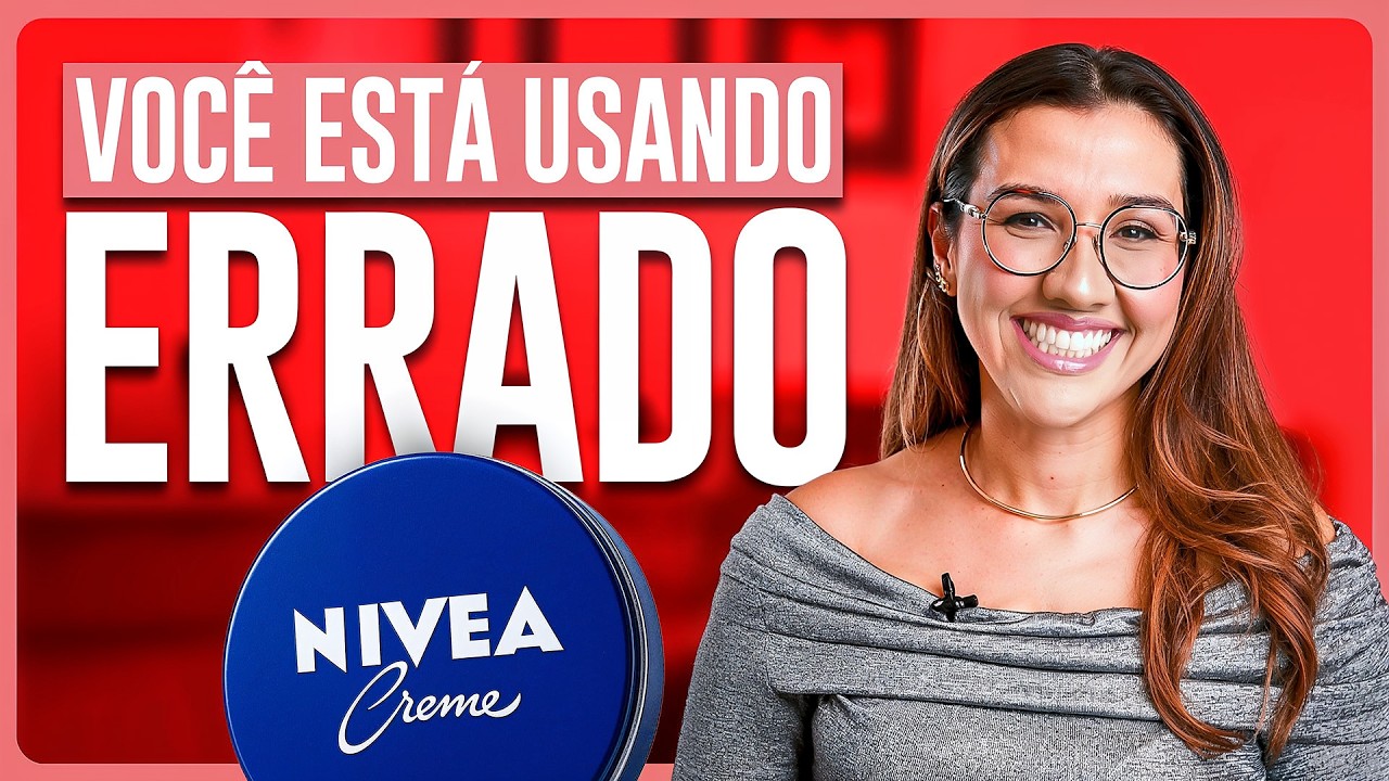 CREME NIVEA da LATINHA AZUL: 5 MELHORES formas de usar (use do jeito certo) | Dra. Talita Siqueira