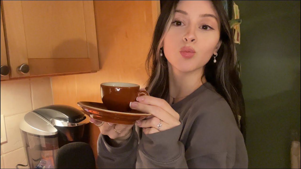 АСМР ГОТОВИМ КОФЕ 2 ☕️🥄🤍 лоу-фай, шепот, звуки кофе :)