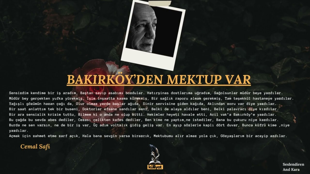Bakırköy'den Mektup Var - Cemal Safi