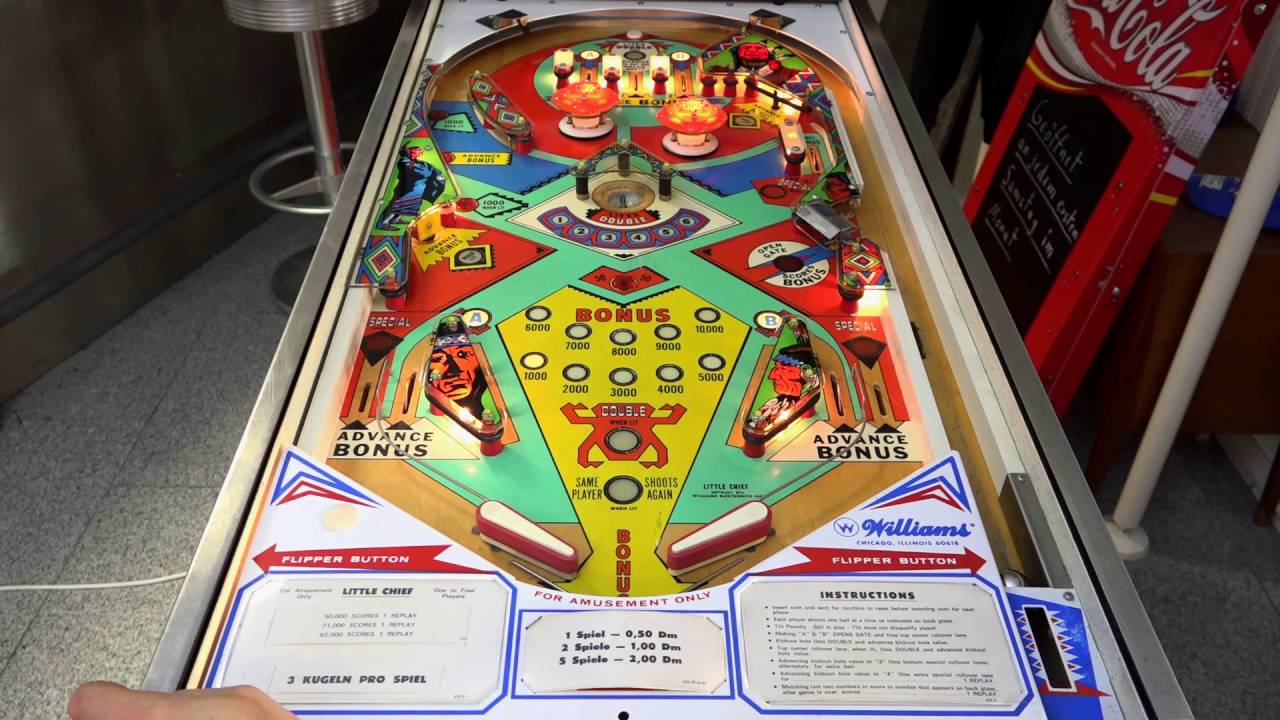 Little Chief (Williams, 1975) Flipper Pinball