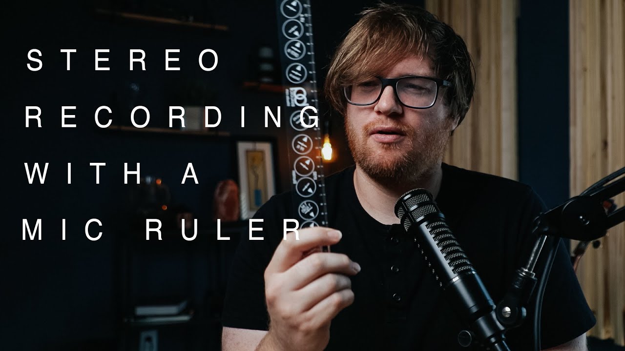 Microphone placement for stereo recording | Mic ruler